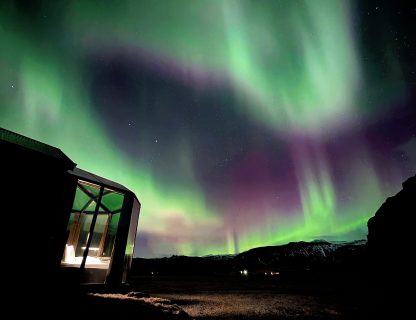 G2 Solar storm noctotourism at sky Retreat Iceland
