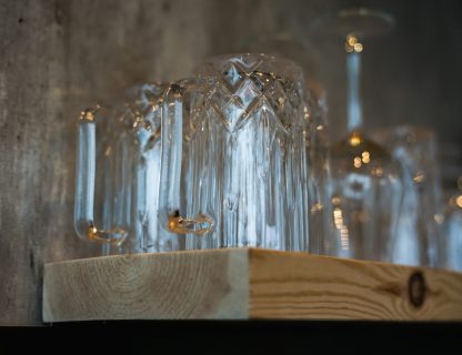 Glassware crystal at Sky Retreat Iceland