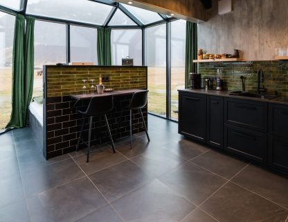 dining are in Sky retreat Iceland south coast hidden gem