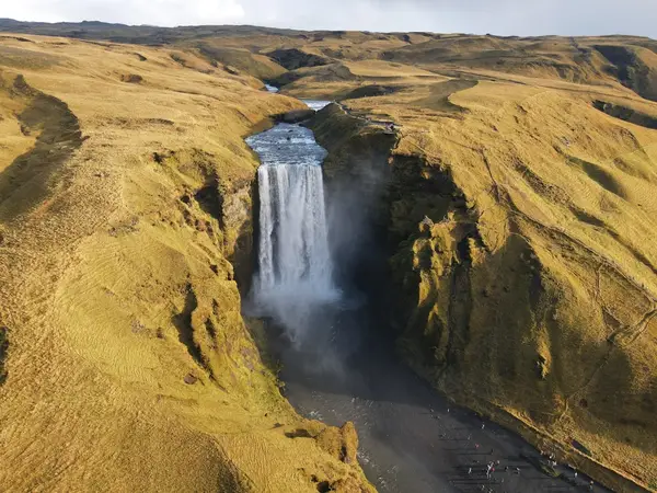 Seljalandsfoss waterfall South Iceland